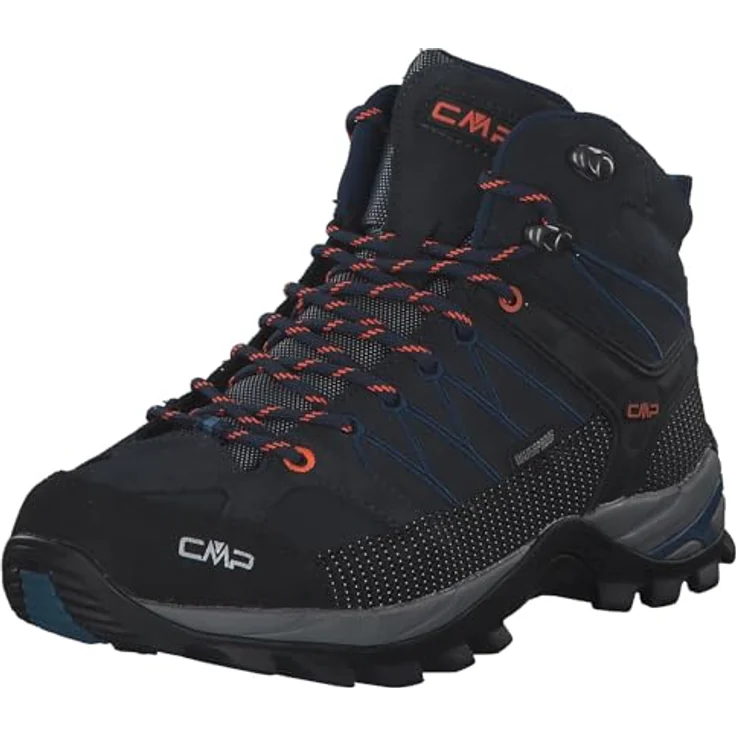 CMP Campagnolo Rigel MID WP, Herren Wanderschuhe, wasserdicht, atmungsaktiv, FullOn GRIP Sohle, Blau, Größe 44 – Bild 1