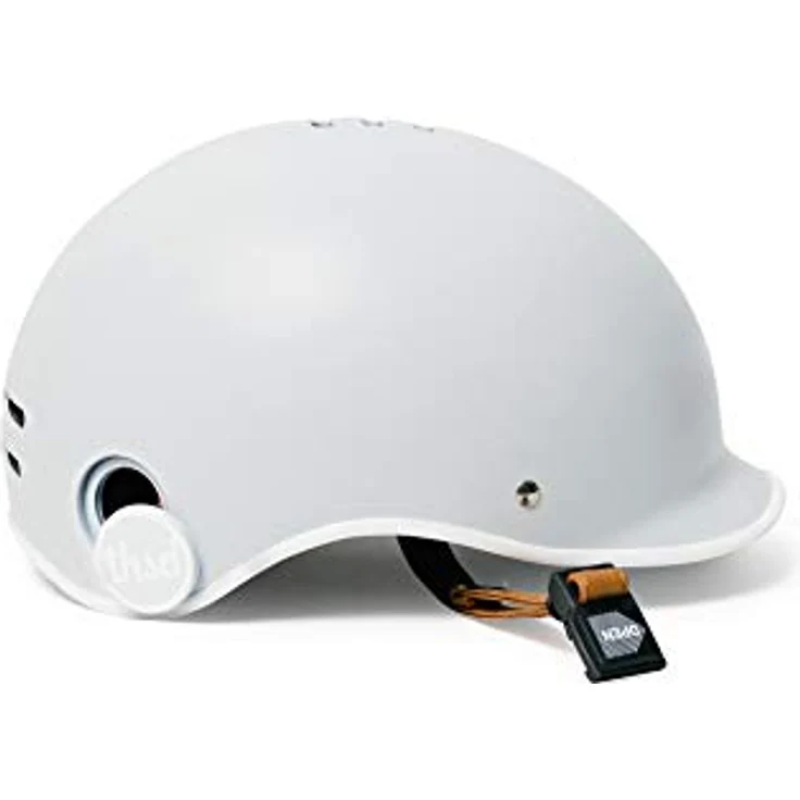 Thousand Heritage Fahrradhelm, Arctic Grey, Large, mit Dial-Fit-System und veganen Lederriemen, sicherheitszertifiziert, 7 Belüftungsöffnungen – Bild 3