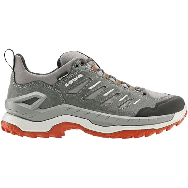 Lowa Wanderschuh Outdoorschuh, Größe EUR 43, Schnürer, Grau, Mesh-Obermaterial, Gummisohle – Bild 1