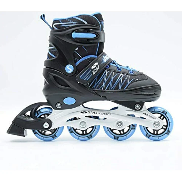 SMJ Sport Jack 2IN1 Inline Skates, Verstellbare Inliner und Schlittschuhe mit ABEC7 Lagern, für Kinder, Gr. 38-41 – Bild 2