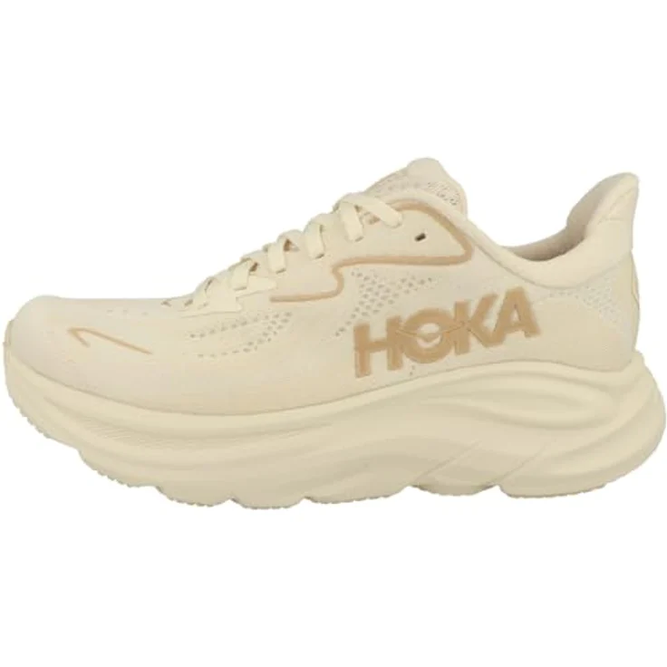 Hoka Clifton 10, Damen Laufschuhe, Größe 40, beige – Bild 1