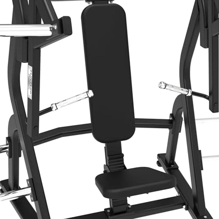 Tunturi Platinum Chest Press, Fitnessgerät für Brusttraining, Plate Loaded Homegym, 200 kg maximales Gewicht, V-Serie – Bild 5