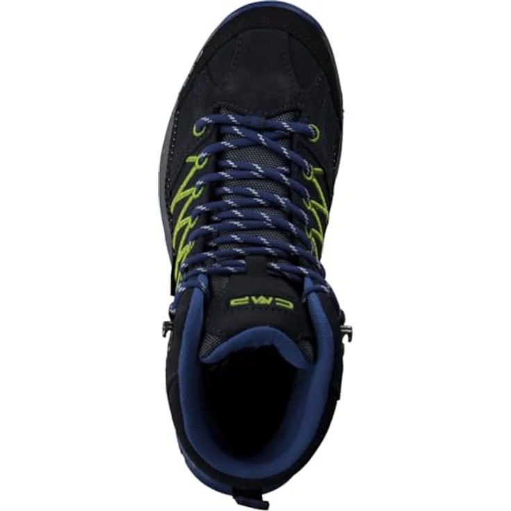 CMP Rigel MID WP Wanderschuh, blau, Leder/Textil, Schnürer, Größe 34 EU, mittel Schuhweite – Bild 7
