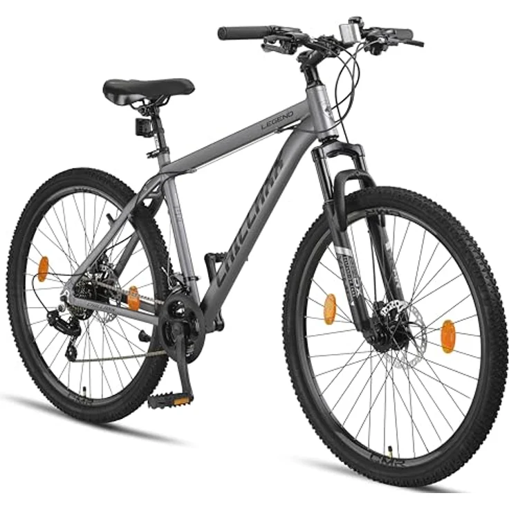 Chillaxx Bike Legend Aluminium Mountainbike, 24-29 Zoll, Shimano 21 Gang Schaltung, für Herren und Damen – Bild 1
