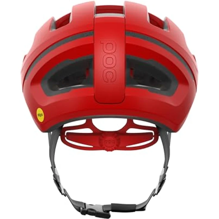 POC Omne Air MIPS Fahrradhelm, rot, Größe S, mit MIPS Brain Protection System und 360-Grad-Einstellsystem – Bild 4