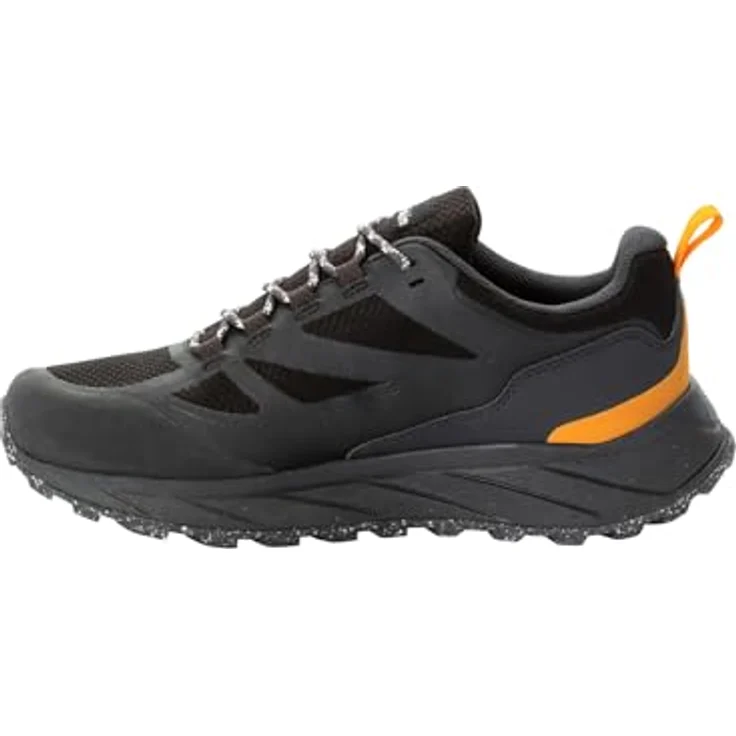 Jack Wolfskin TERRAVENTURE TEXAPORE LOW M, wasserdichter Wanderschuh mit Vibram®-Gummilaufsohle, schwarz – Bild 5