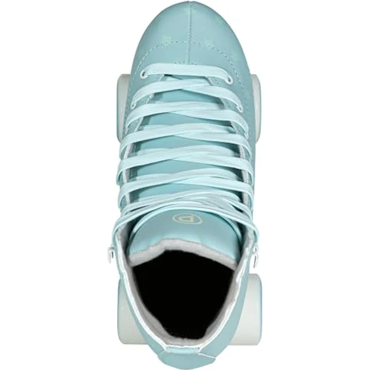 Powerslide Playlife Blue Sky, größenverstellbare Rollschuhe für Mädchen, Polyurethan-Rollen (54 mm), Blau – Bild 4
