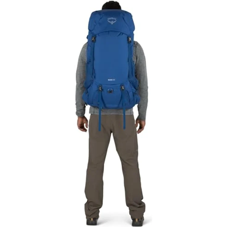 Osprey Rook 50 Trekkingrucksack, 75 cm, 100% Polyester, astology blue-blue flame – Bild 9