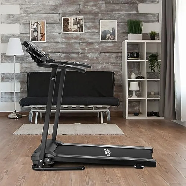ArtSport Laufband Speedrunner 2200 klappbar - Für zuhause, 12 km/h, 12 Programme, Steigung, 5 Zoll Display, Halterungen - Belastbarkeit bis 120 kg – Bild 2