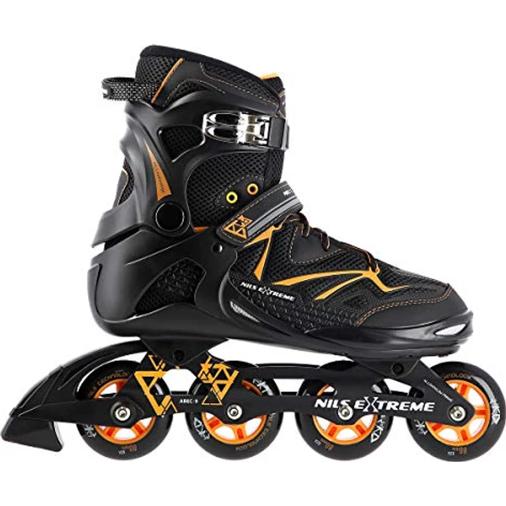 Nils Extreme NA9022 Orange 40 Inline-Skates mit ABEC9-Lager und 80-mm-Rädern – Bild 2