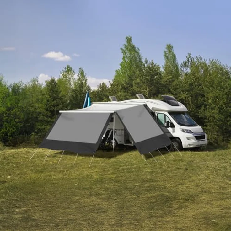 Brunner Vorzelt mit robusten 2Mesh-Gewebe und praktischen Seitenwänden, 2.80 kg – Bild 3