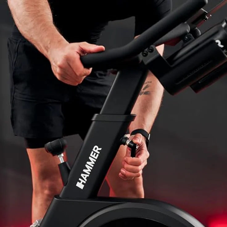Hammer Speedbike Speed Race, Ergometer mit Multifunktionslenker und Pulssteuerung – Bild 5