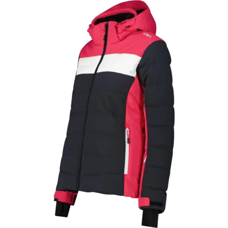 F.lli Campagnolo GmbH Woman Ski Jacket Zip Hood, gesteppte Skijacke aus Stretchgewebe, atmungsaktiv, wasser- und winddicht, antracite, Größe 42 – Bild 3