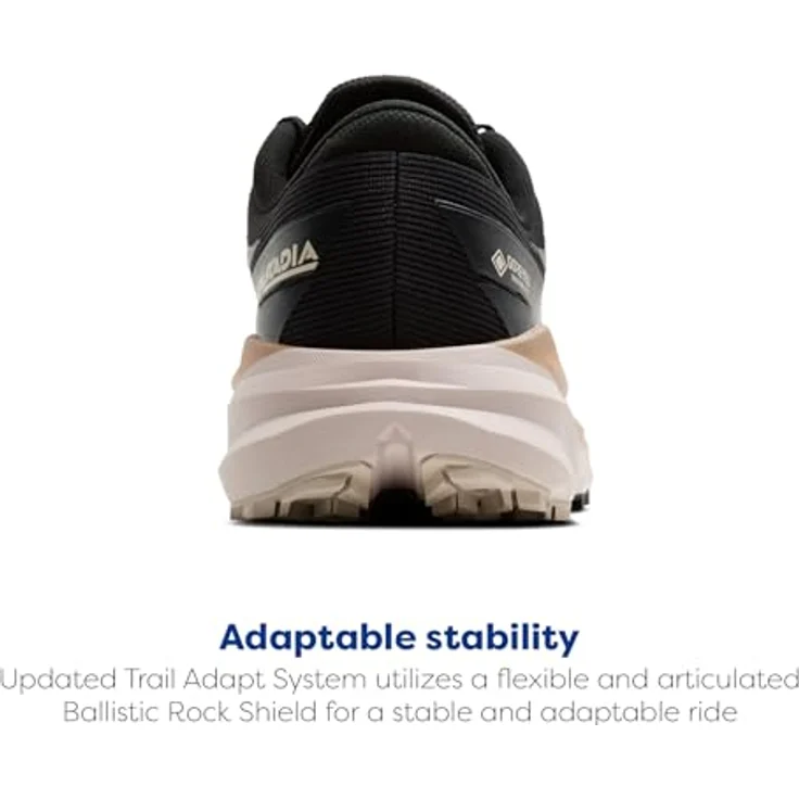 Brooks Cascadia 19 GTX, Trailschuhe Herren mit GORE-TEX, wasser- und winddicht, leicht, hervorragende Dämpfung, graues Mesh – Bild 3