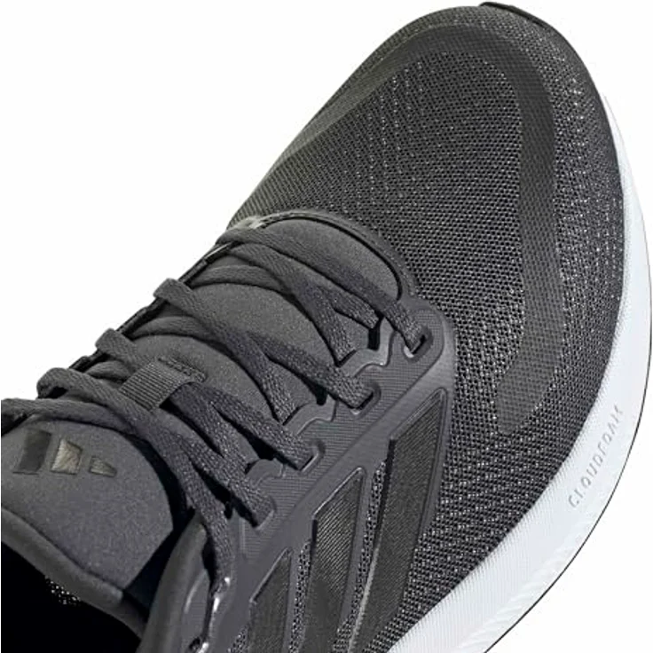 Adidas Runfalcon 5, Laufschuhe in Grau, Größe 46 2/3, atmungsaktives Obermaterial, leichte EVA-Zwischensohle, robuste Gummiaussensohle, reflektierende Details – Bild 7