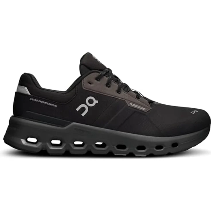 ON Running Cloudrunner 2 WP, Herren Laufschuhe mit wasserdichter Membran, Gummisohle für optimalen Grip, schwarz, EU 42.5 US 9 – Bild 2