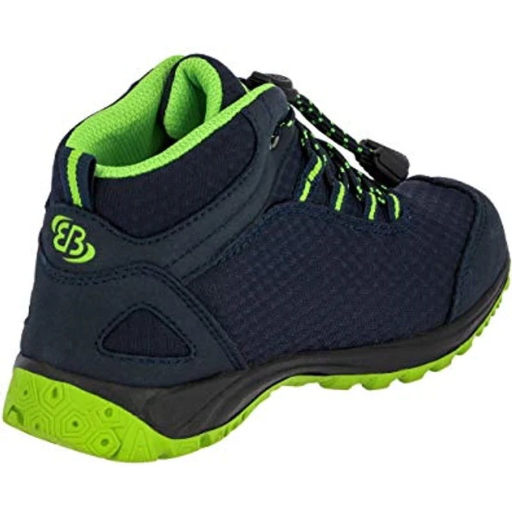 Brütting Jungen Wanderschuhe Stiefel (28) aus Synthetik, blau, normale Weite, flacher Absatz 1 cm, Schnürverschluss – Bild 4