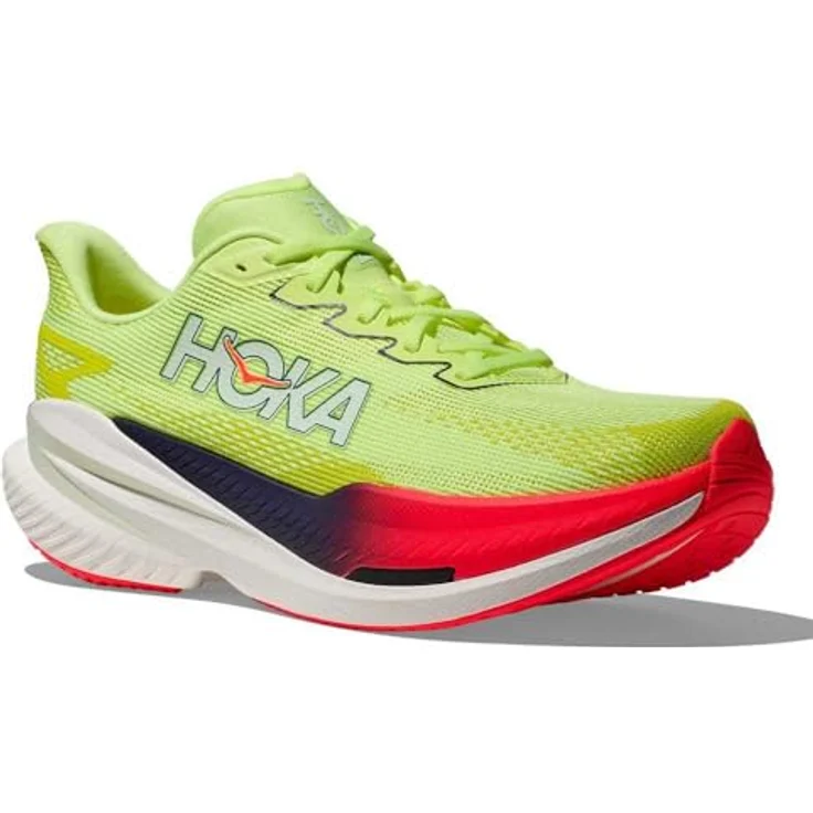HOKA MACH X 3 Herren Laufschuhe, leichte Wettkampfschuhe mit atmungsaktivem Obermaterial, gelb, EU 43 1/3 – Bild 2