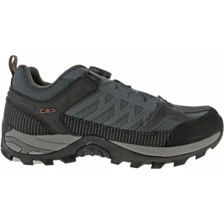 CMP Campagnolo Rigel Low Fitgo, Herren Wanderschuhe, Trekking Schuhe WP, grau, Größe 46 – Bild 4