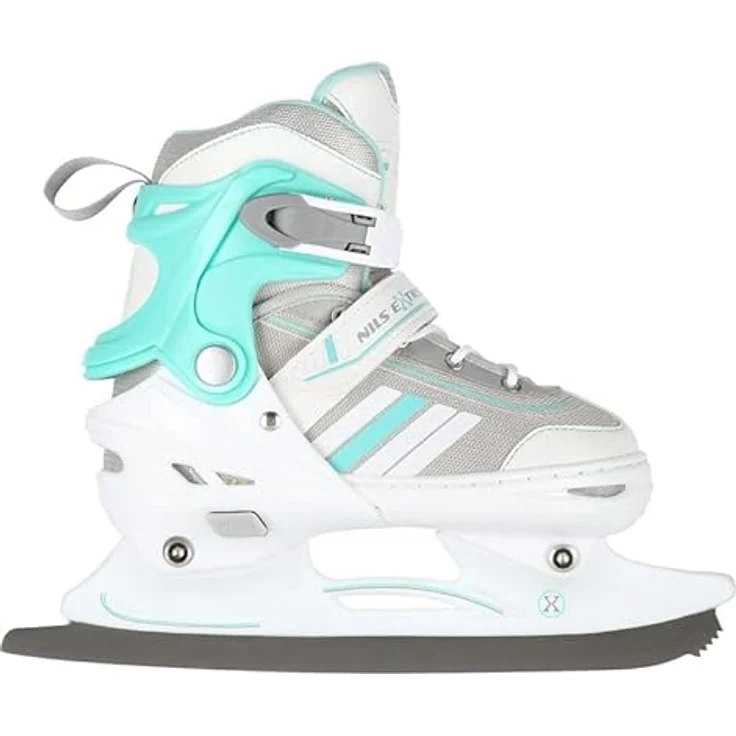 Nils Extreme Inline Skates 2in1, verstellbare Schlittschuhe für Kinder und Erwachsene, Weiß und Blau, mit ABEC7-Lagern, Größenanpassung 29-33, NH18191 – Bild 2