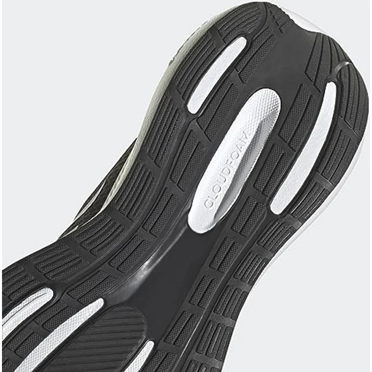 Adidas Runfalcon 3.0, Laufschuhe für Damen in Schwarz mit Cloudfoam Zwischensohle und Gummiaußensohle – Bild 7