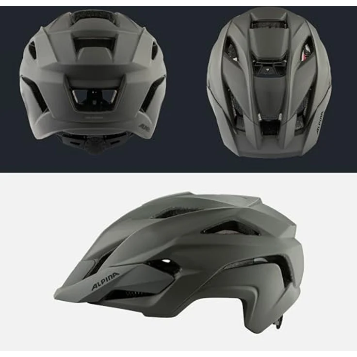 Alpina Kamloop Unisex Fahrradhelm S, leichter MTB-Helm mit optimaler Belüftung und Hi-EPS Schutz – Bild 4