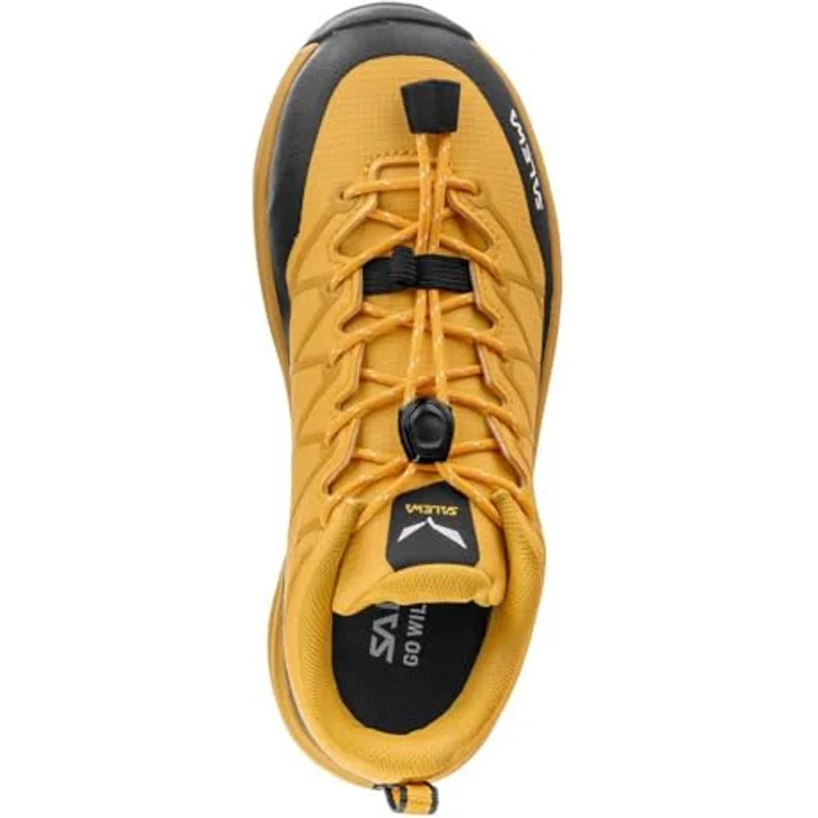Salewa Kid's Wildfire 2, Mädchen Wanderschuhe mit Pomoca-Aussensohle, Gelb, PFC-frei – Bild 5