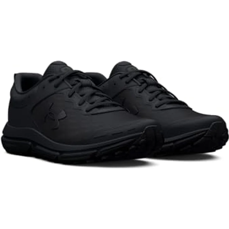 Under Armour Charged Assert, Herren Laufschuhe mit Charged Cushioning® Dämpfung, atmungsaktivem Mesh-Obermaterial, Schwarz, Größe 42 – Bild 4