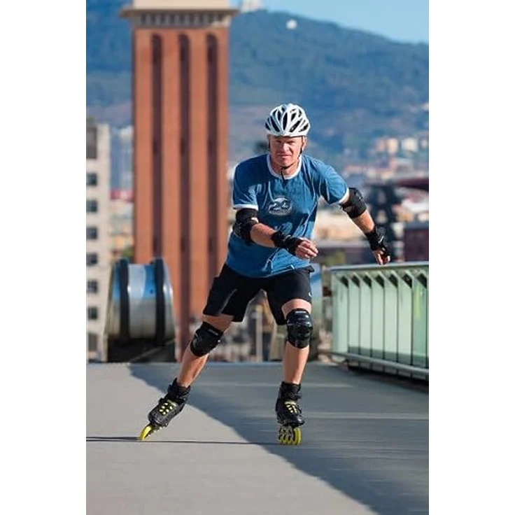 Playlife Lancer 84 Skates Herren, urbane Rollschuhe mit 84-mm-Rädern, dunkelschwarz, für Anfänger und Fortgeschrittene – Bild 6