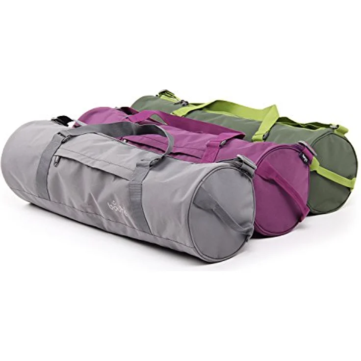 Bodhi Yogatasche ASANA City Bag, aubergine, groß & geräumig, Yogamattentasche mit Schulterband und Handtrageband, spritzwasserfest – Bild 2