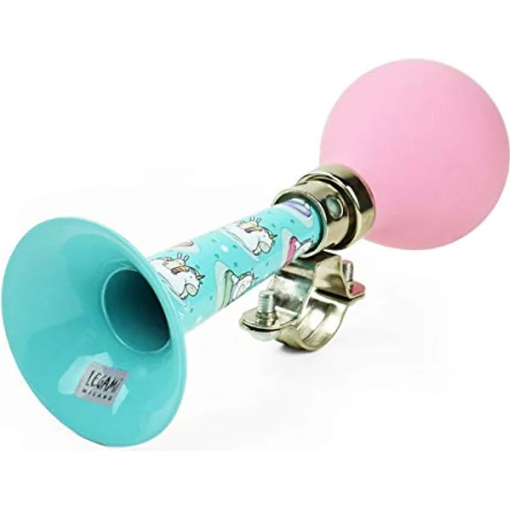 Legami BIHO0020, Unisex-Erwachsene Klingel, Unicorn, Medium, bunte Fahrradklingel für Kinderfahrräder