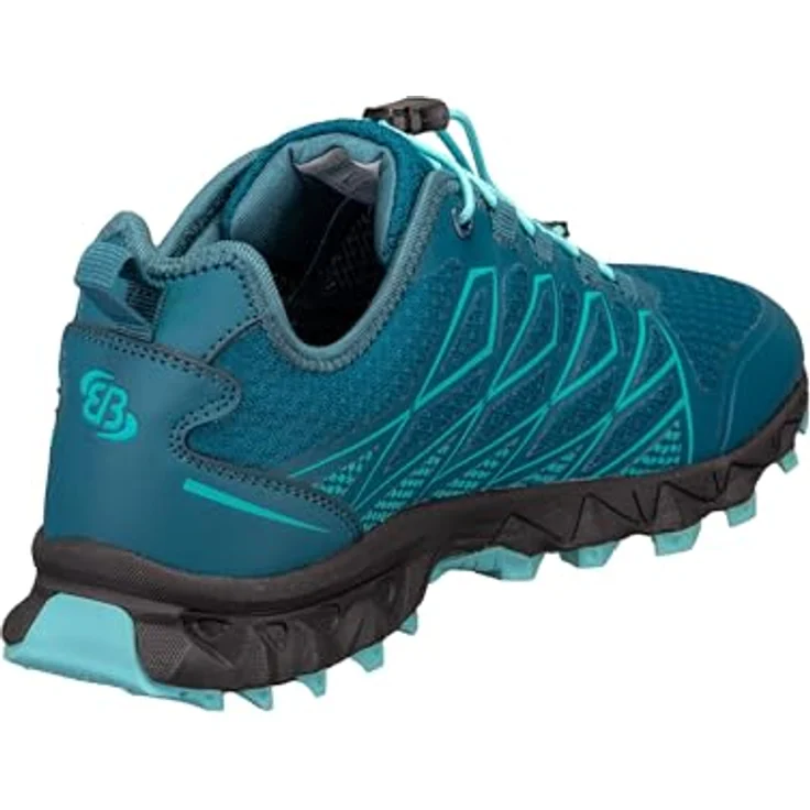 Brütting Mission, Damen Wanderschuhe mit wasserdichter Comfortex-Klimamembrane, Schnellschnürsystem, profilierte CME-Laufsohle, Größe 36, Türkis – Bild 4
