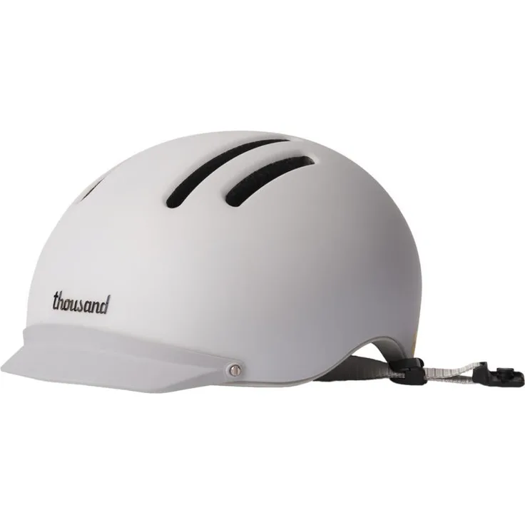Thousand Chapter Metro White MIPS Fahrradhelm, 57-59 cm, mit integriertem Licht und aktiver Belüftung
