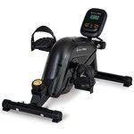 SportPlus Beintrainer für zuhause & Büro, Mini-Heimtrainer mit Magnet-Bremse & 8 Widerstands-Stufen, mit Trainingscomputer, extra breite Pedale, App kompatibel | Heimtrainer Fahrrad | Minibike