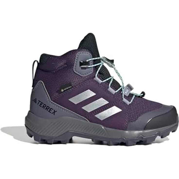adidas TERREX MID GORE-TEX Wanderschuh, wasserdicht, mit Traxion Gummiaußensohle und Speed-Lacing System – Bild 2