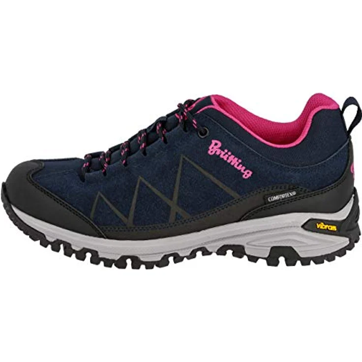 Brütting Damen Wanderschuhe, Outdoorschuhe (Größe 37), Gummi-Laufsohle, flexibel, blau – Bild 2