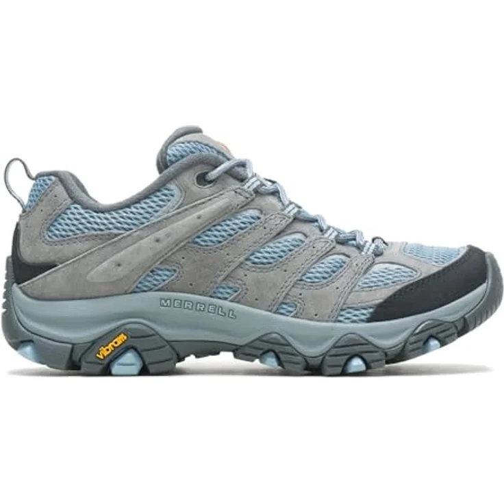 Merrell MERJ036344 Wanderschuh, Damen-Wanderschuhe mit Vibram®-Außensohle und hochwertigem Leder-Synthetik-Obermaterial – Bild 1