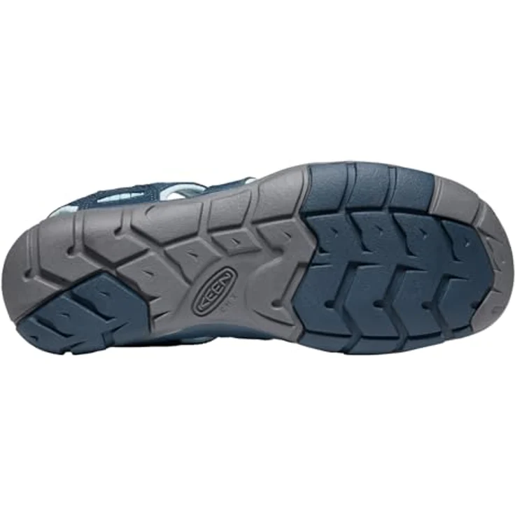 KEEN Clearwater CNX Damen Wanderschuhe, Zehenschutz und Schnellzugschnürsystem, blau, Größe 39 – Bild 6