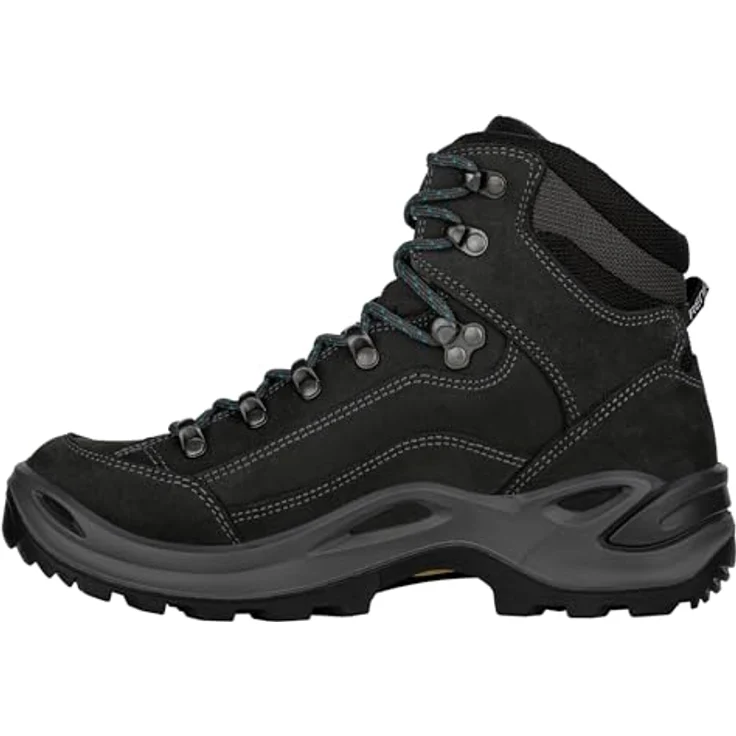 LOWA Renegade GTX Mid, Wanderschuh für Damen in grau, hohe Schnürung, atmungsaktive Sohle, Goretex Membrane, Größe 41 – Bild 3