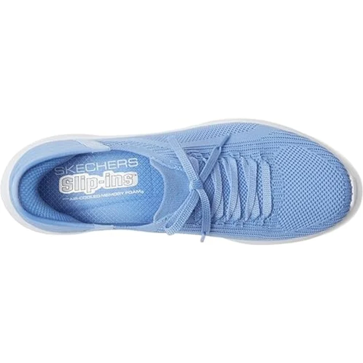 Skechers 149710-PERI, Slip-ins Laufschuhe in Blau, Größe 36, Obermaterial Poly, Innensohle Soft Foam – Bild 5