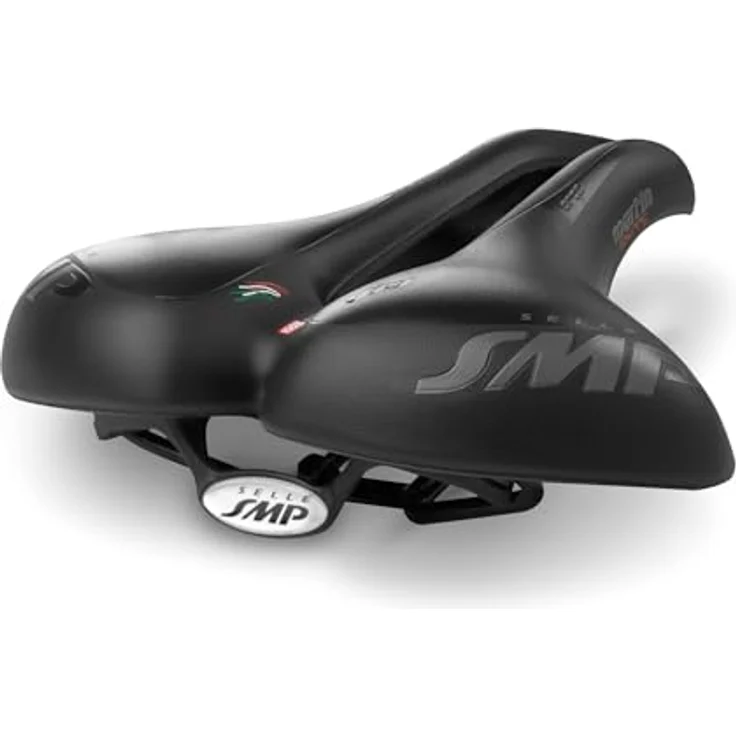 SMP Martin Touring Gel Sattel, Unisex Fahrradsattel für Erwachsene, Schwarz, Einheitsgröße, optimale Performance aus hochwertigem Material
