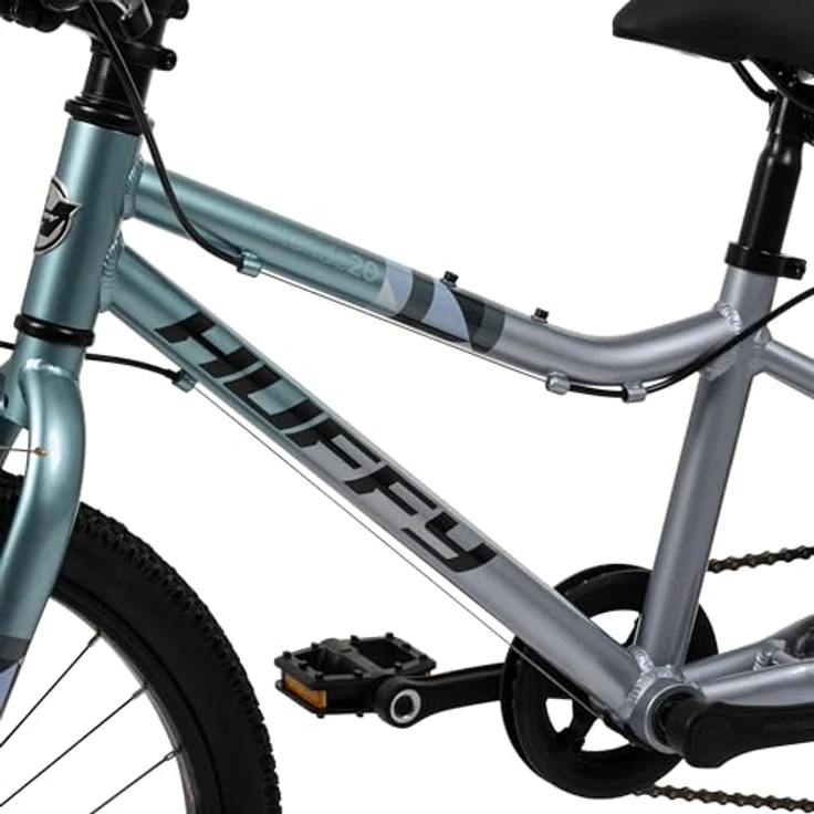 Huffy 20-Zoll Literide Junior, 7-Gang Fahrrad mit leichtem Aluminiumrahmen, Titanium Himmelblau und Grau für Kinder 5-9 Jahre – Bild 4