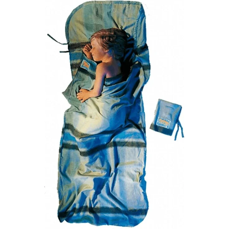 Cocoon KidSack, leichter Schlafsack aus 100 % Baumwoll-Flanell für Kinder bis 155 cm, warm und atmungsaktiv, ideal für Reisen und Übernachtungen
