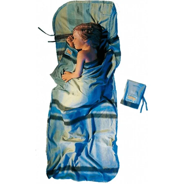 Cocoon KidSack, leichter Schlafsack aus 100 % Baumwoll-Flanell für Kinder bis 155 cm, warm und atmungsaktiv, ideal für Reisen und Übernachtungen