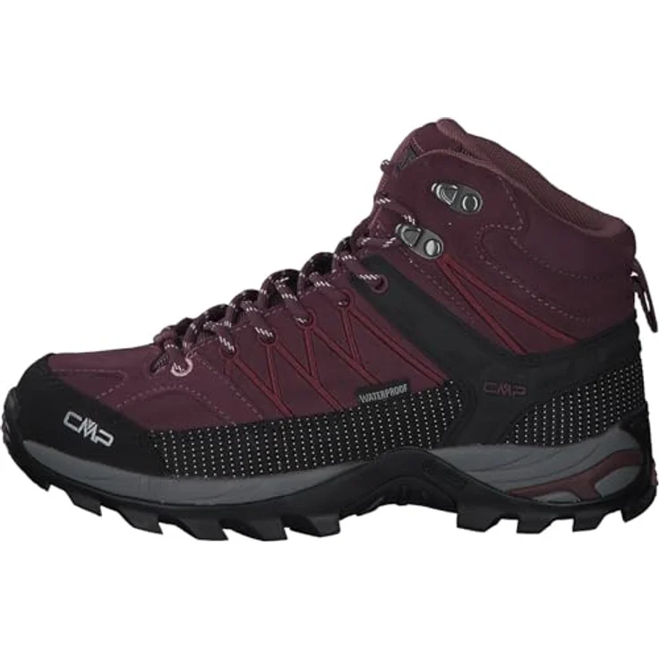 CMP Rigel Low Trekking Waterproof Trekkingschuh mit Clima Protect®, Damen, Wildleder, grau – Bild 2