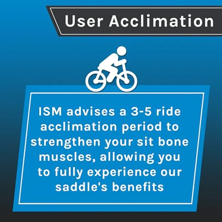 ISM PS2.0 Velosattel für Triathlon, mit Schaum- und Gelpolsterung, nasenlos, 130 mm breit, schwarz – Bild 4