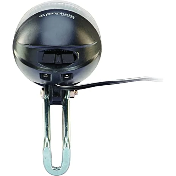 Prophete Fahrradbeleuchtung, LED-Scheinwerfer 20 LUX mit Standlicht, StVZO zugelassen, 170x60x90mm, Nirosta-Halter – Bild 4