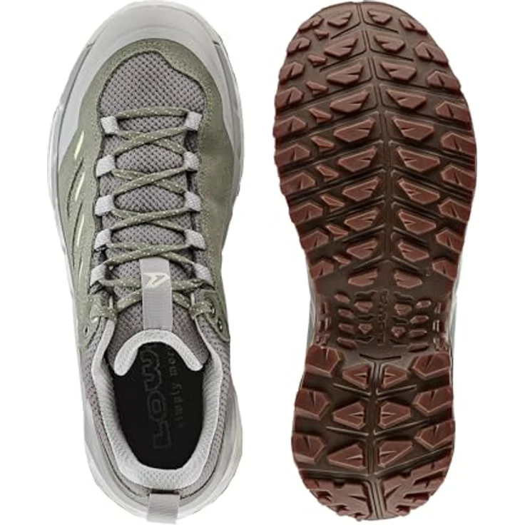 Lowa Innovo Lo Ws, Damen Hikingschuhe mit LOWA® DYNAPU®-Zwischensohle, rauchgrün mint – Bild 6