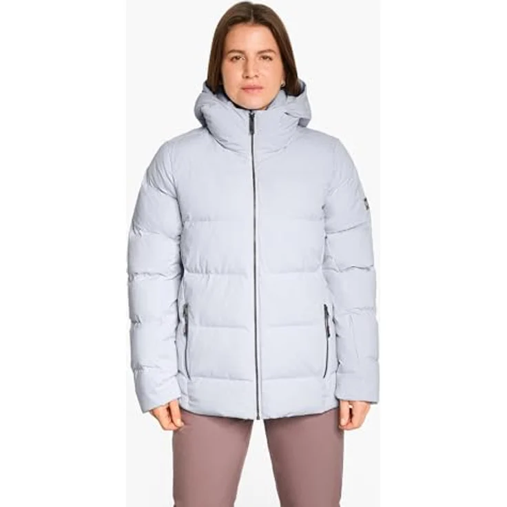 Ziener Skiwear Damen Ski Jacke TRAVA-Z, atmungsaktiv und wasserdicht mit MicroDown Wärmewatte, frosty glacier - Größe 38 – Bild 3