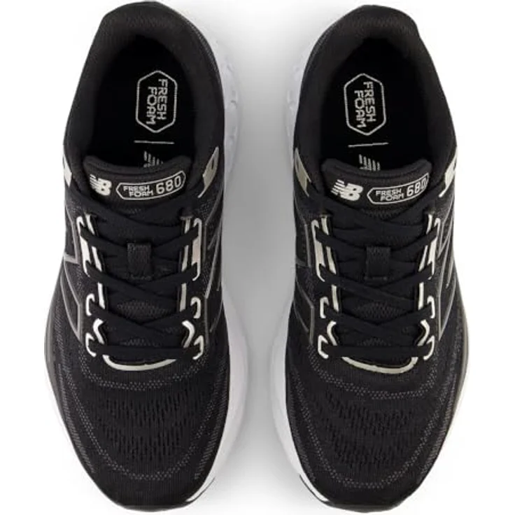 New Balance W680 Damen Laufschuhe, Dämpfungstechnologie, atmungsaktive Materialien, Schwarz, Größe 41 – Bild 5